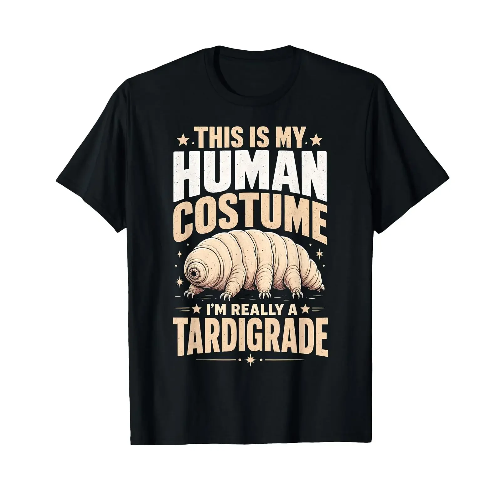 Water Bear Tardigrade T Shirt vintage Washed Breathable Versatile streetwear Stretched Unisex Casual Top For Everyday Wear