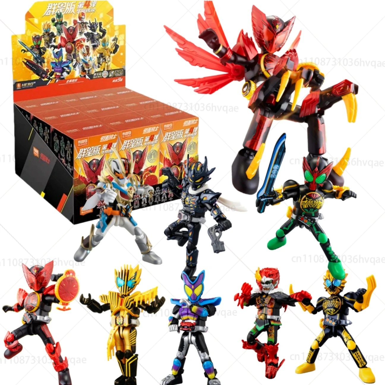 

В наличии: Оригинальные BLOKEES Kamen Rider All Stars, версия 4 | Великолепная фигурка из строительных блоков «Легенда» | Коллекционная игрушка-сюрприз (слепая коробка)