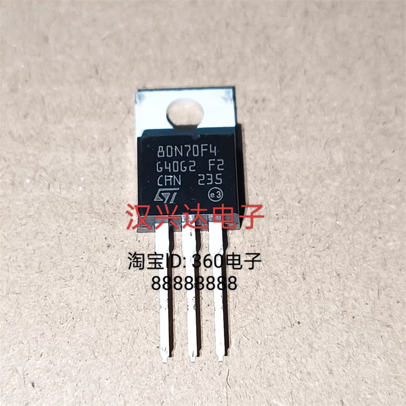Transistor de Efecto de Campo 80N70F4 STP80N70F4, Nuevo en Stock, 68V 80A, TO-220
