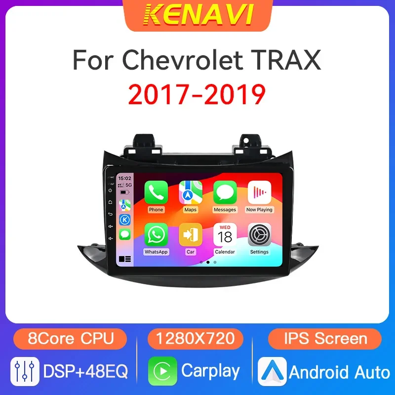 

Car Stereo Radio Multimedia Player For Chevrolet TRAX 2017 2018 2019 GPS RDS FM Wireless Carplay Android Auto 2din DVD Head Unit