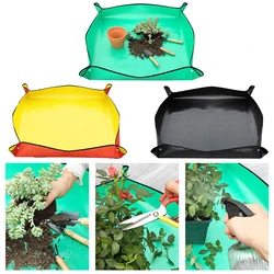 1Pc Neue Home Gartenarbeit Liefert Pflanzen Matte Blumentopf Pad Faltbare Garten Pflanze Blumentopf Wiederverwendbare Umpflanzen Wasserdichte Matten