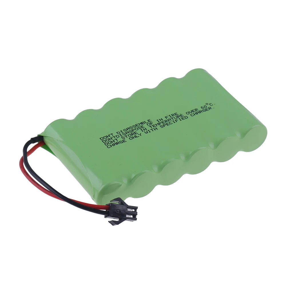 7.2v 4500mAh Ni-MH Battery SM Plug and Charger For RC Toys Cars Boats Trucks Trains Guns Robots Parts NIMH AA 7.2v Battery Pack