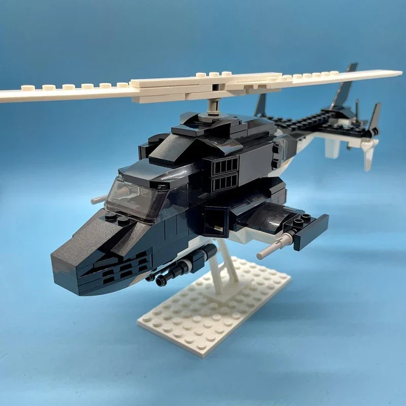 Serie militare YcMoc Building Blocks Special Ops elicottero Mini Airwolf modello tecnologia mattoni giocattoli per aeroplani fai da te per bambini