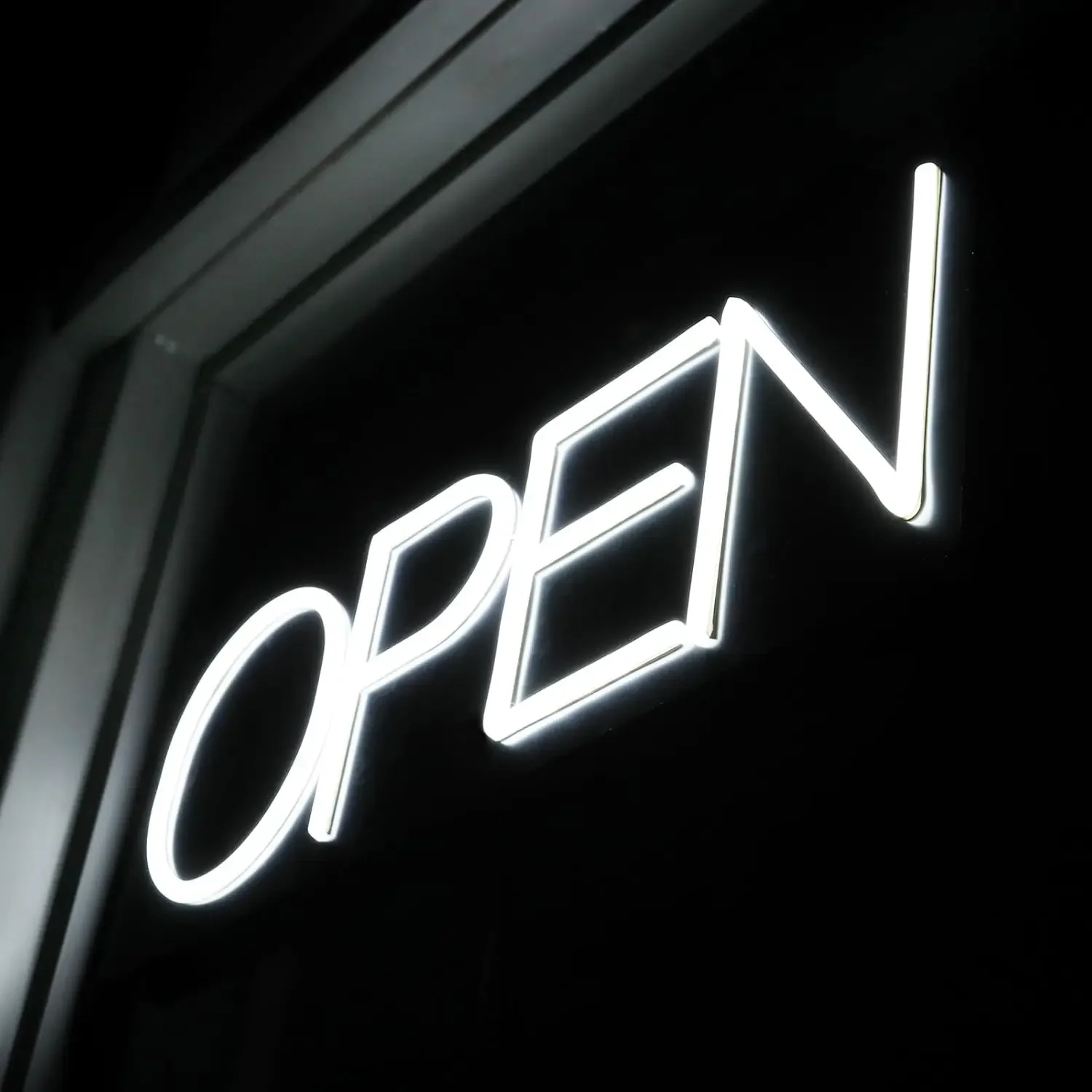 Open Neon Sign 12V/2A Business Ultra Bright LED Neon Light Sign for Storefront Window Glass Door Retail Shop Store Bar Salon