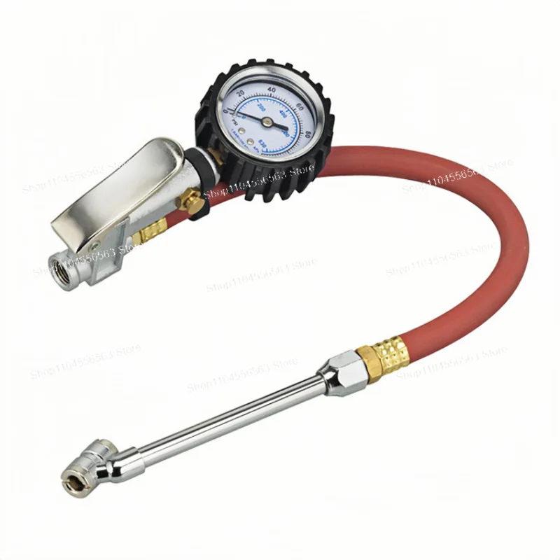 High Precision Automobile Inflation Inflation Gun Air Grip Type Tire Pressure Gun Tire Pressure Gauge