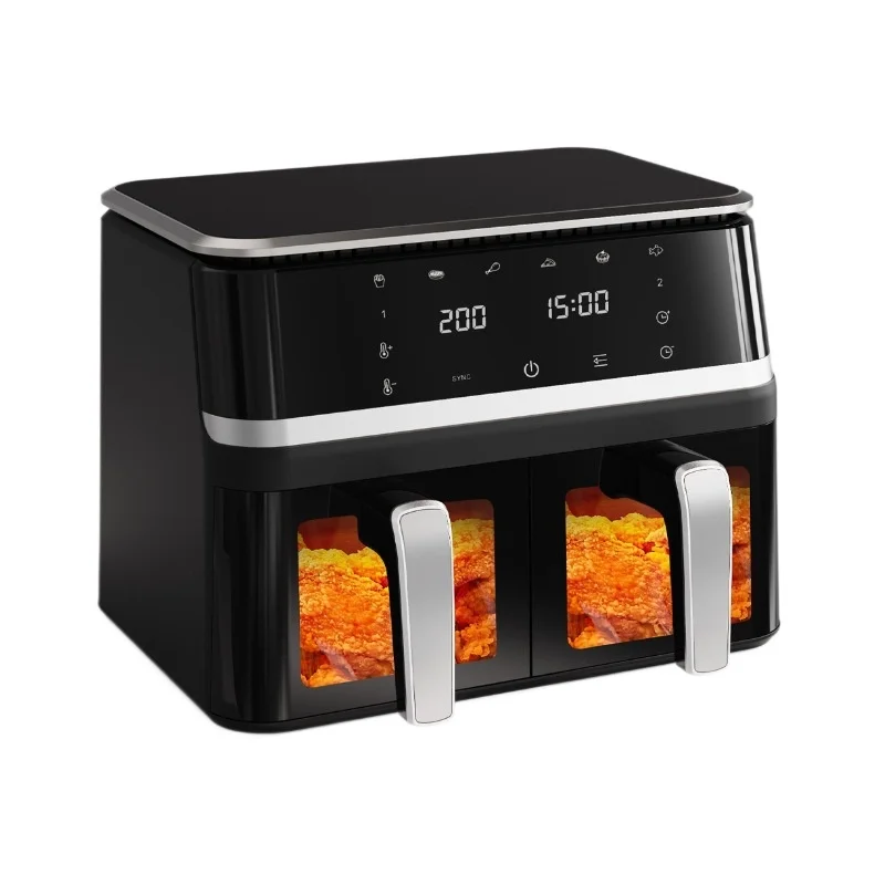 Commercial Catering Prep Frame Modern Outlook 6L Anti-Stick Stainless Steel Cavity Touch Control Oilless Baking Design
