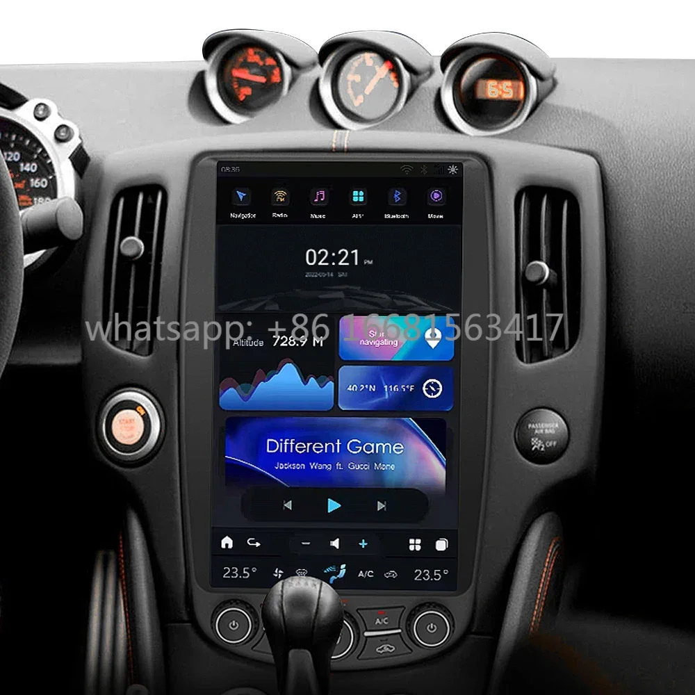 

Carplay 13.6 Inch Android 13 128 For Nissan 370Z Tesla Style Car GPS Navigation Multimedia Player Radio Tape Recorder Head Unit