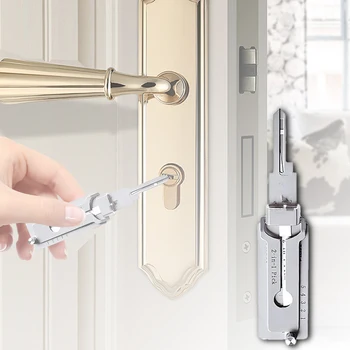 Stainless Steel Key Decoder SS001 O Ring Pickup Kit Hand Tool for Lock Repair and Maintenance