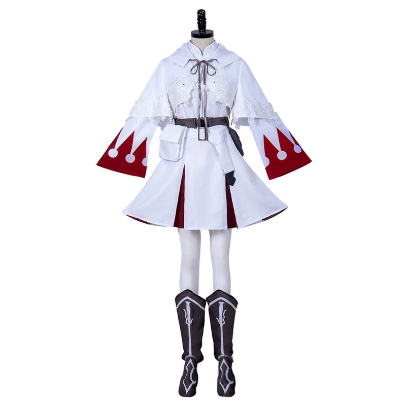 

Final Fantasy XIV 14 White Mage Cosplay Costume White Mage Robe Cape Costume Halloween Carnival Party Costume