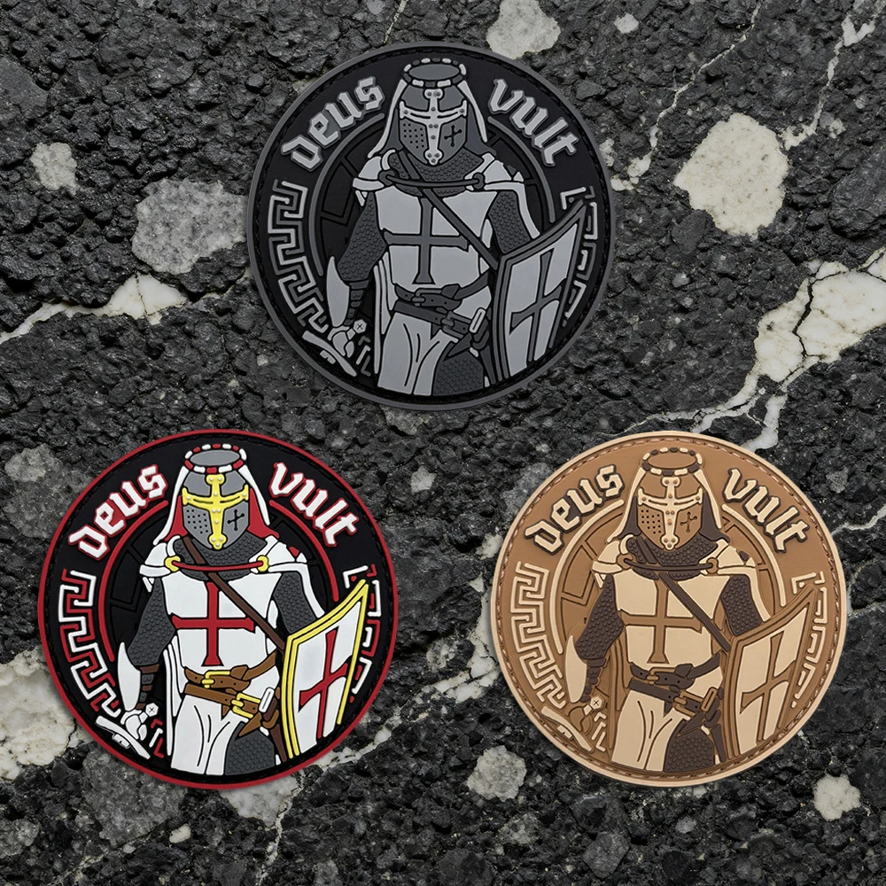

A Durable Pvc Material Patch, Soft Rubber, with a Glow-In-The-Dark Effect, Hook-And-Loop Tactical Morale Badge - Patch - Multi-Color, Perfect for Armbands, Backpacks, and Clothing Embroidery Patches