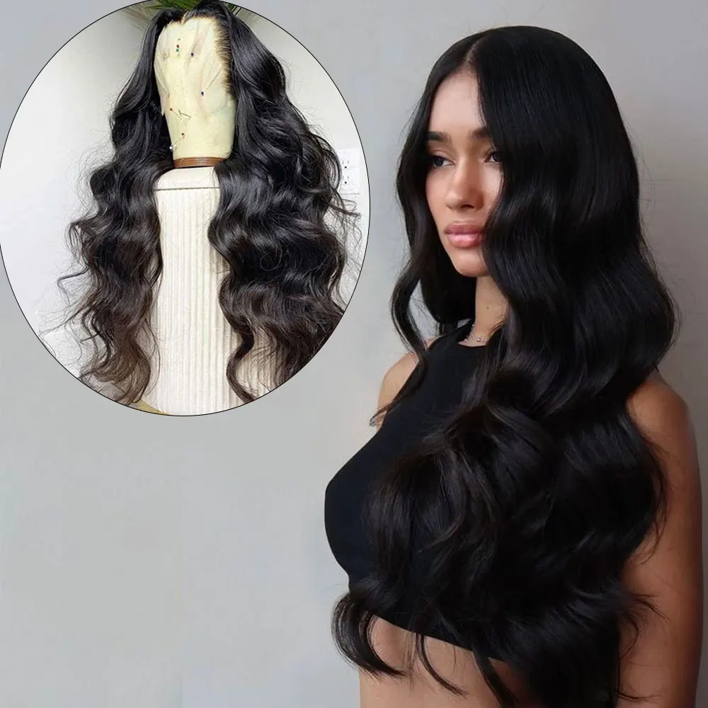 Women's Wig Clearance Sale 13x4 Body Wave Transparent Lace Front Female Remy Brazilian Hair Pre-Drawn Body Wave 200% Density