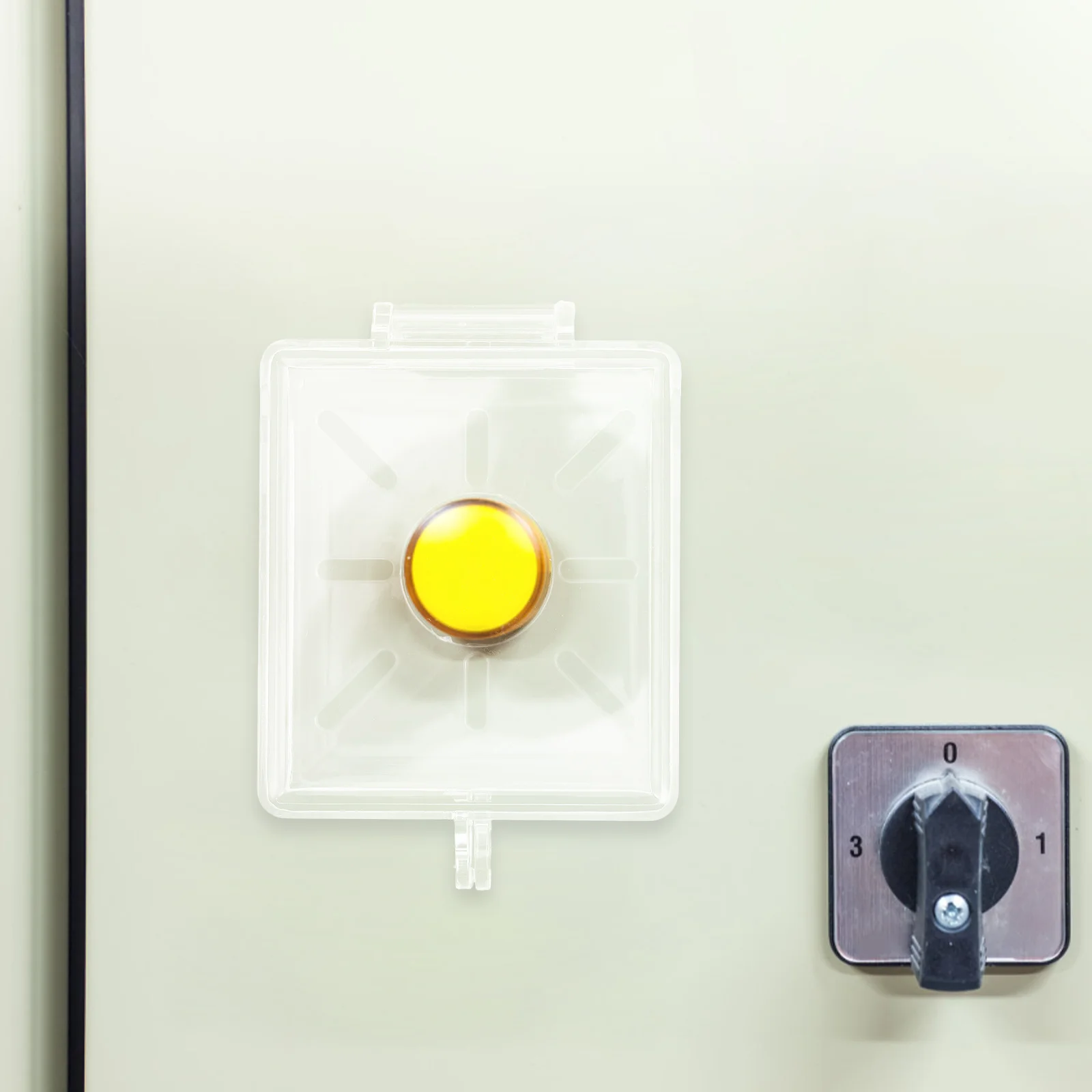 Transparent Lock Cover For Push Button Switches Waterproof Dustproof Protective Case For Wall Outlet Emergency