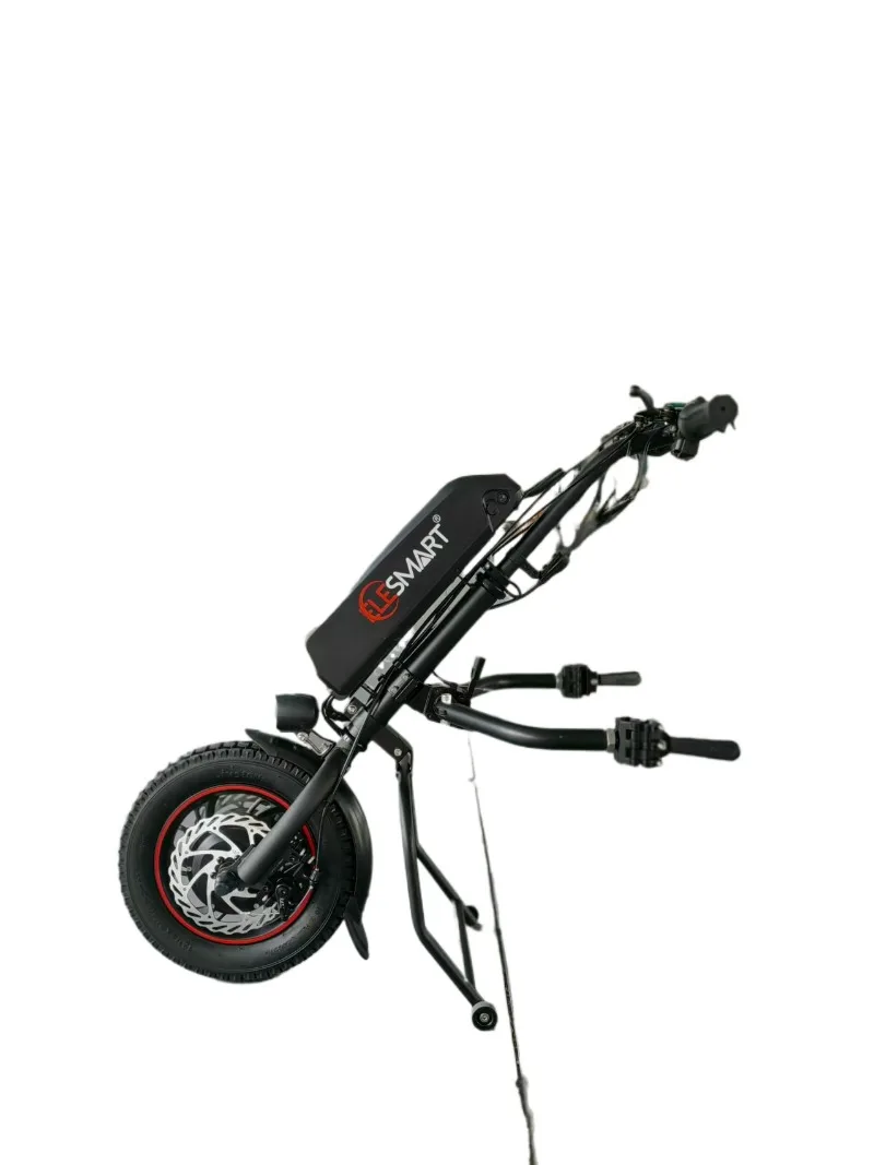 with 10.4ah/12.8ah/16ah Lithium Battery,A5 36v 500w 12 Inch Electric Wheelchair Handbike Power Assist