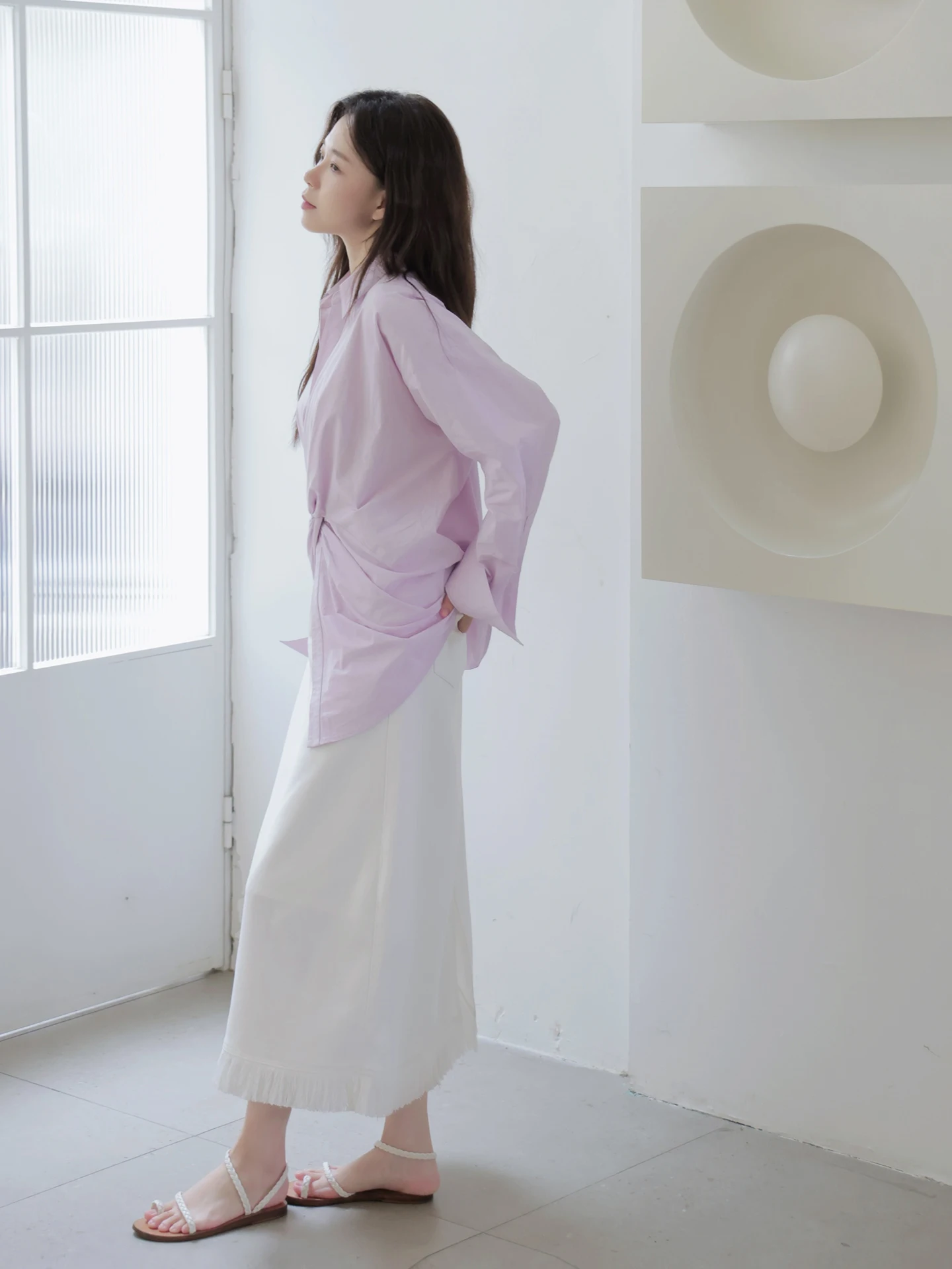 

Повседневная универсальная юбка миди А-силуэта с высокой талией, длинная, белая, с бахромой, для города, на каждый день, для путешествий, для свиданий