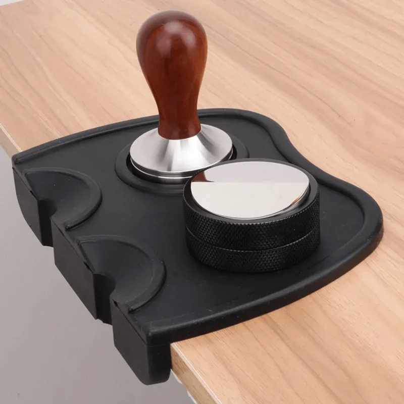 Coffee Tamper Mat Non-Slip Espresso Silicone Pad Tamping Station 51mm 54mm 58mm Home Cafe Barista Tools Kitchens Accessories