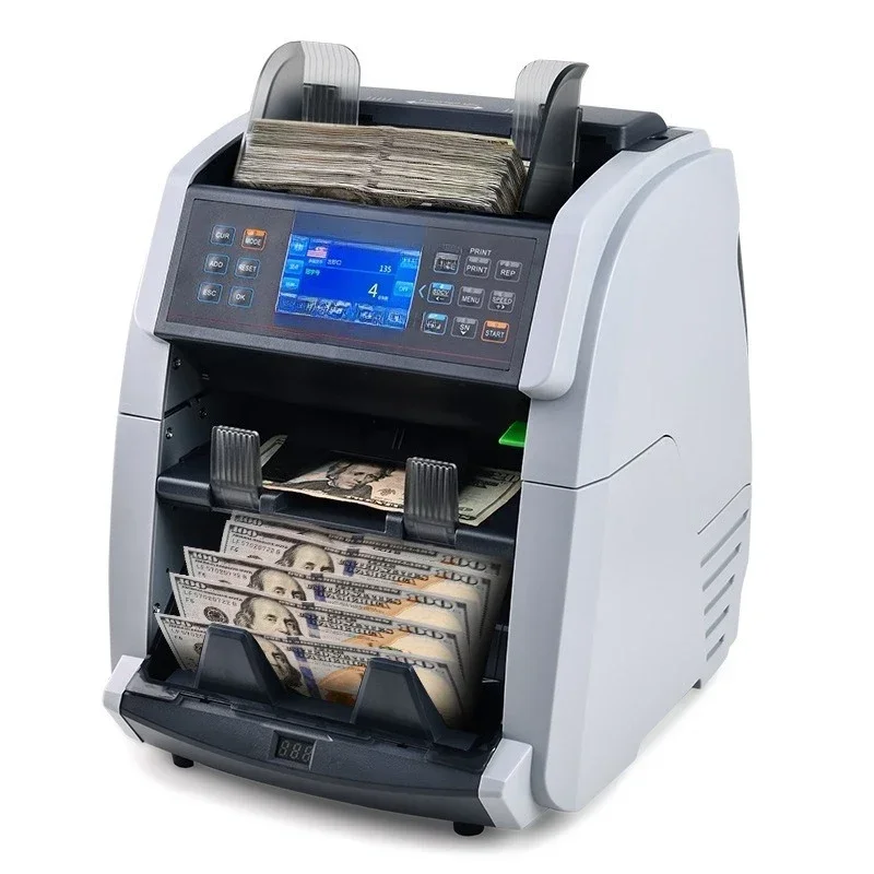 Image recognition mixing point total amount vertical one and a half sorting machine
