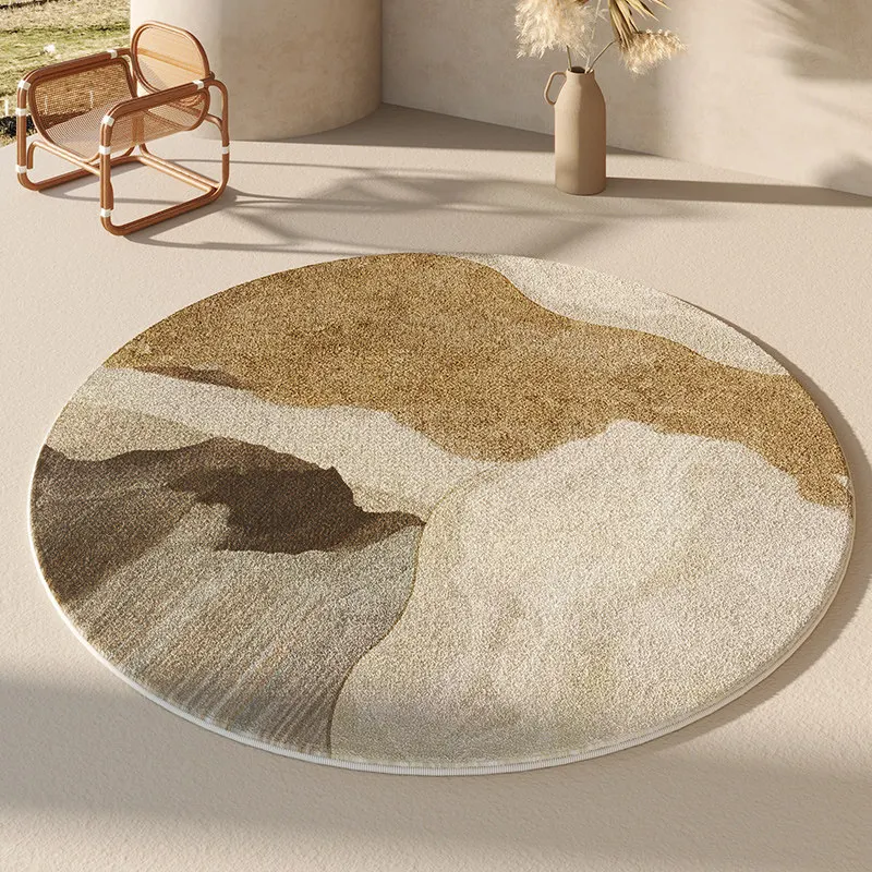 VIKAMA Wabi-Sabi Abstract Rug: Insulating, Warm, Non-Slip Ideal for Balconies, Coffee Tables, Bedroom Bay Windows and Home Décor