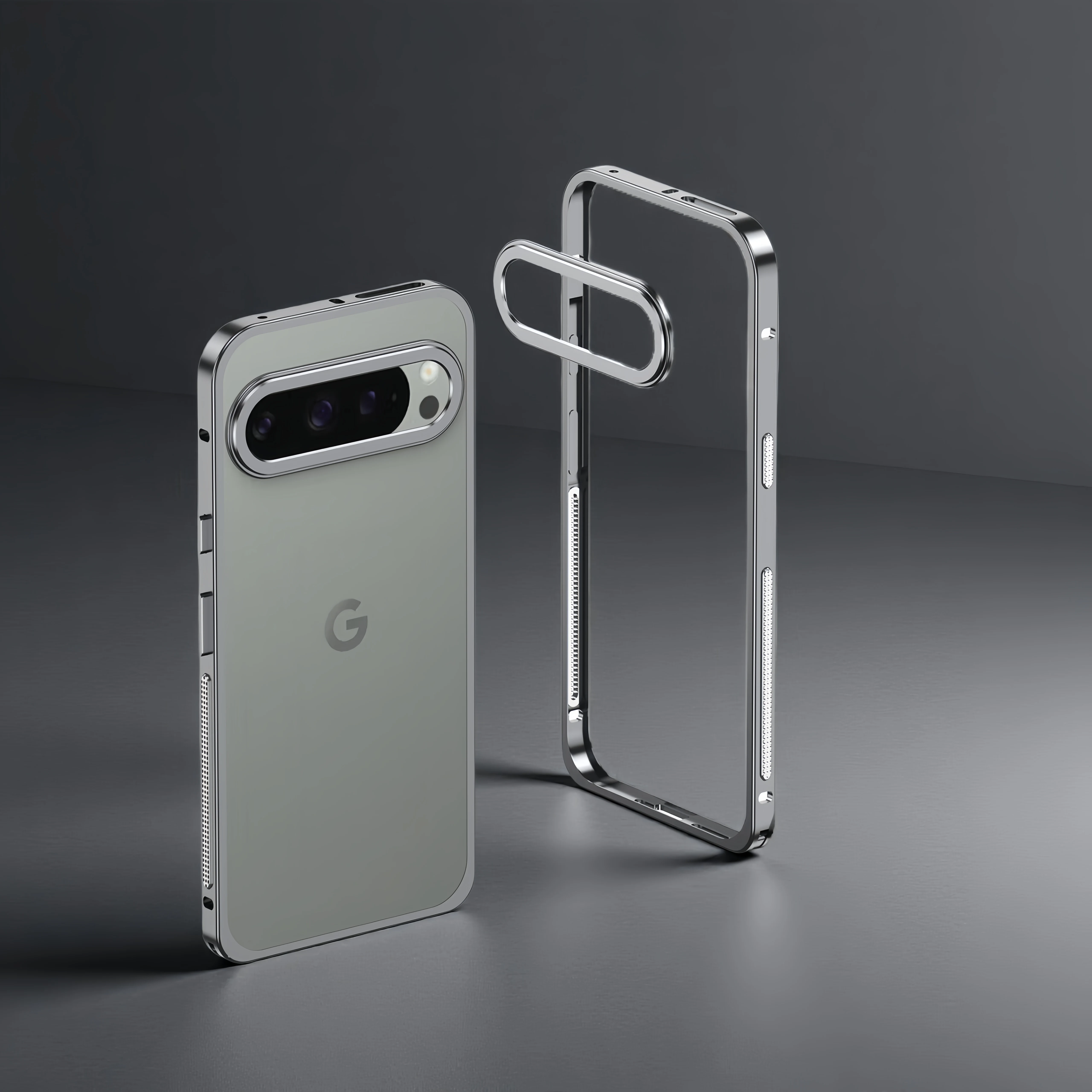 Luxury Metal Heat Dissipation Frame Case For Google Pixel 10 9A 9 8 7 Pro XL Alloy Lens Protect Shockproof Cooling Bumper Cover