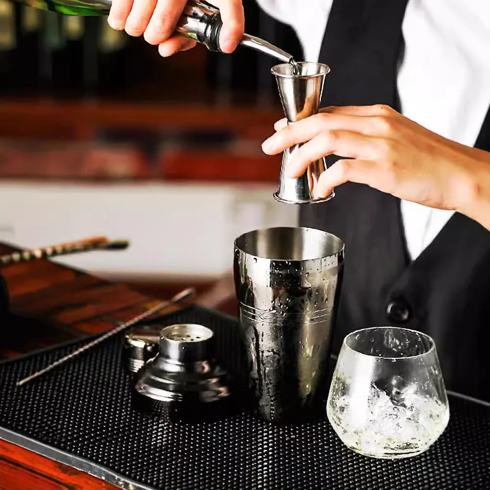 DEOUNY 500ML Stainless Steel Japanese Style Thickened Three-stage Cocktail shaker For Bartender Barman Bar Accessories