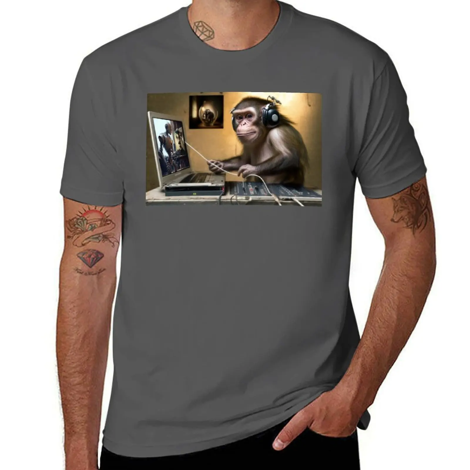 The monkey wise T-Shirt Trend Art Print T-Shirt