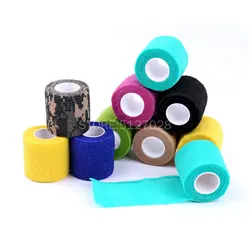 Tattoo Accesories 10pcs Self Adhesive Elastic bandage 5cm Wide Elbow Tattoo Grip Bandage Nail Tapes Sport Protection Wrap