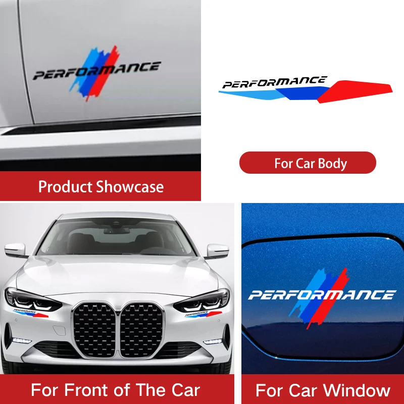 Car 3D Decoration Emblem Stickers Interior Accessories For BMW Performance F30 F20 F10 F40 E92 E91 G20 G30 G05 G06 G07 G11 G01