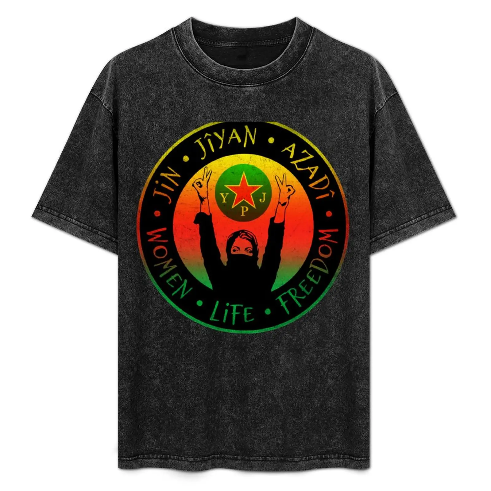 Jin Jiyan Azadi T-Shirt man t shirt essential t shirt plain t shirts men