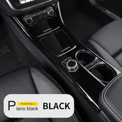 Water Cup Storage panel Trim Auto Accessories For Mercedes Benz CLA C117 GLA X156 Car Styling Central Control decoration Sticker