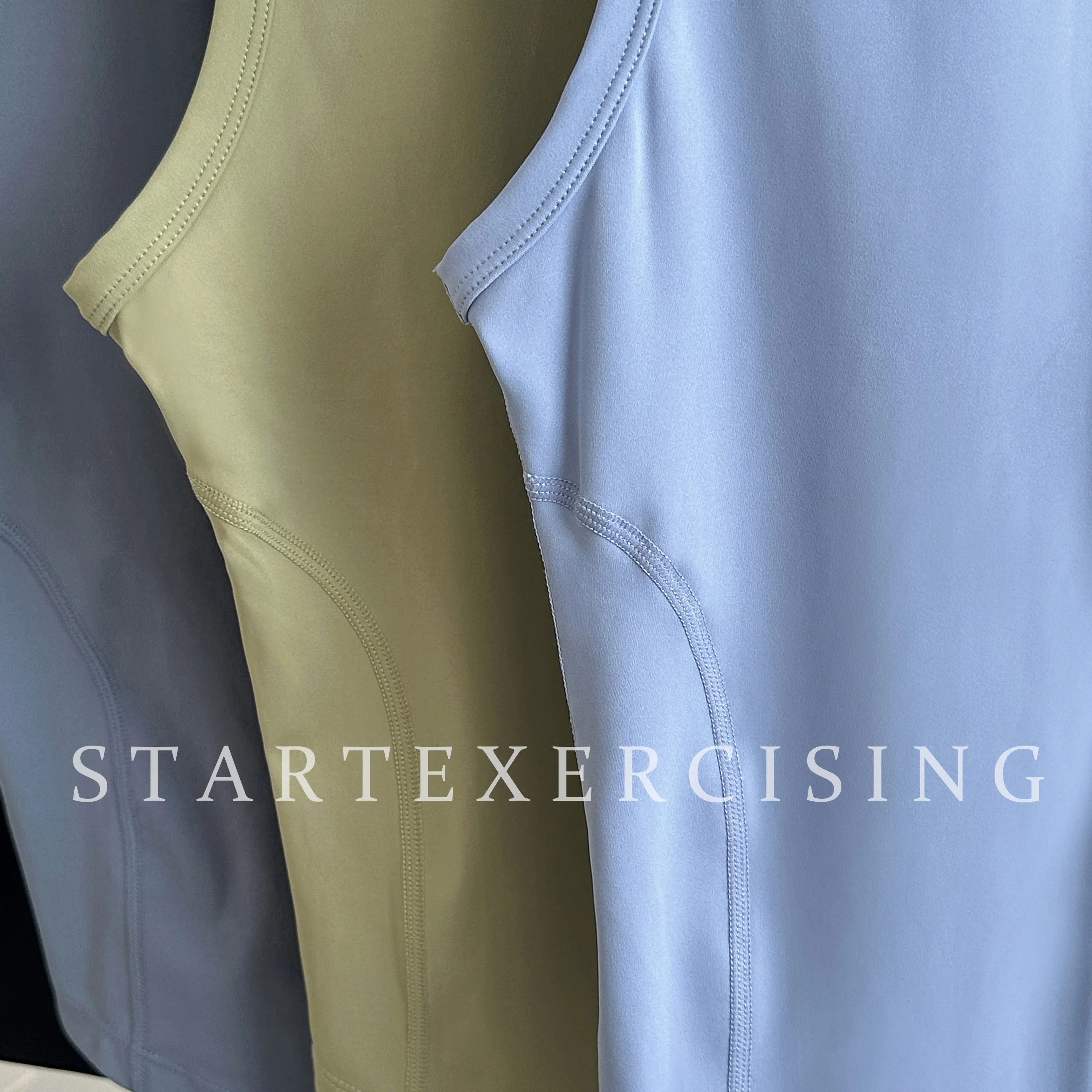 Women Zip Up Sleeveless Tank Tops Stand Collar Slim Sports Vest Solid Color Workout Running Yoga Crop Tops