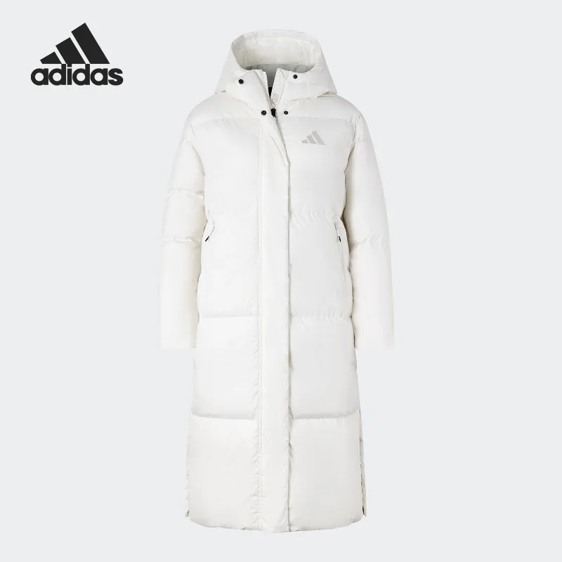 Adidas New Women's Simple Ultra-light Warm Long Down Jacket JV6196