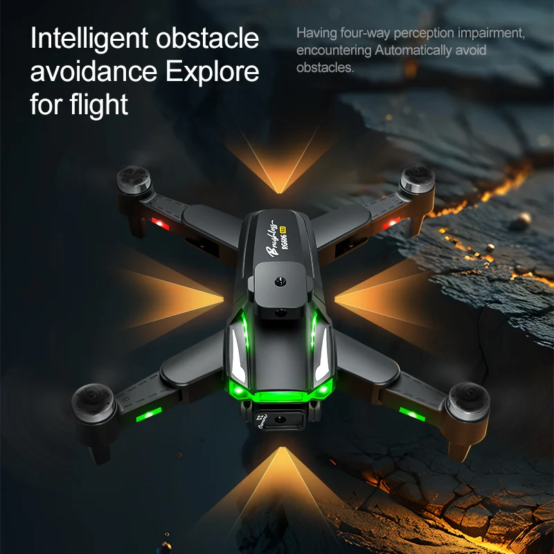 RG606 MAX GPS Professional Drone 4K HD Dual Camera With 5G WIFI Wide Obstacle Avoidance Brushless Foldable Quadcopter