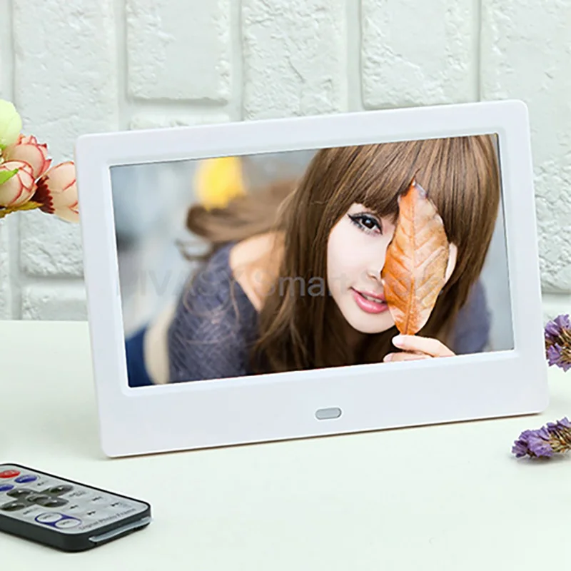 7 8 10 Inch HD Electronic Album Digital Photo Frame Clock Calendar Picture Music Video Player Multi-Functional High Resolution