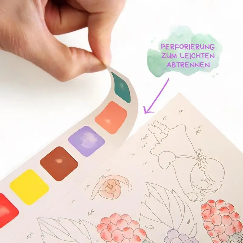 Drawing Doodle Coloring Book Creative Painting & Coloring Books Brushes Included Multifunctional Doodle Book For Artistic