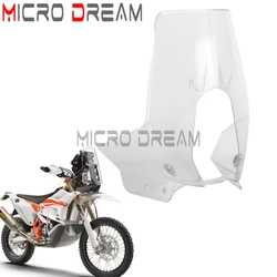 Motocross Clear Front Fairing Enduro Rally Replica Windshield For 790 Rally Kit 790/890 ADVENTURE-R 701 BAJA 450 RALLY REPLICA