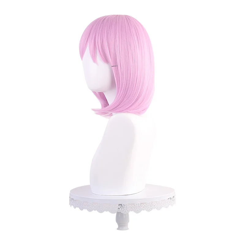 SPY×FAMILY フィオナ パープルピンク ショートウィッグ ナイトベール コスプレウィッグ