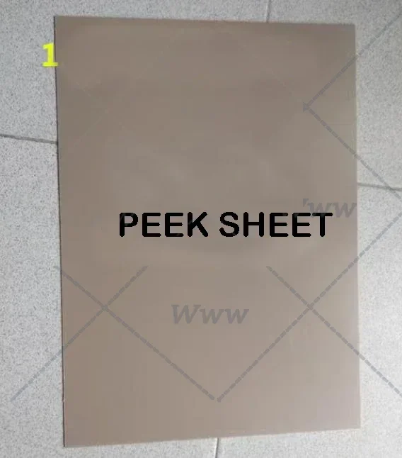 

0,5 мм, 1 мм, 2 мм, толщина Polyether Ether Ketone, плата VICTREX PEEK, панель PolyEtherEtherKetone, пластина PEEK