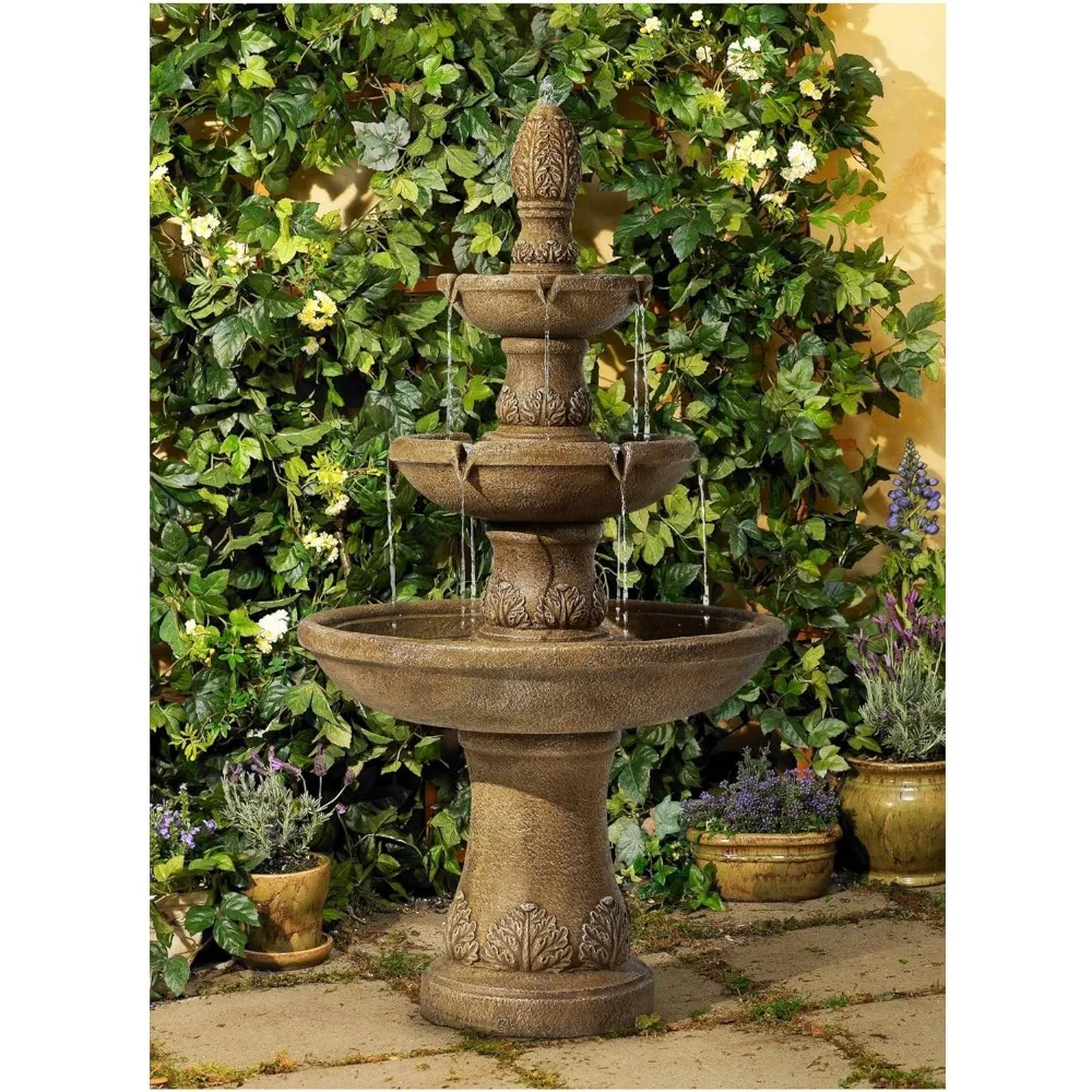 Outdoor Floor Bubbler Fountain and Waterfalls 57