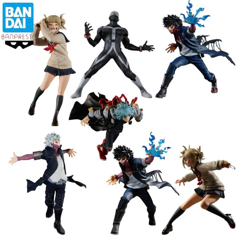 In Stock Banpresto The Evil Villains My Hero Academia Dabi Himiko Toga Shigaraki Tomura Figure Anime Original Genuine Model Toy