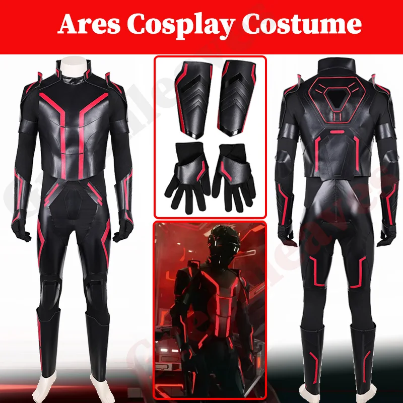 Ares-Disfraz de armadura para Cosplay, juego de aventura Tron, disfraz masculino adulto, ropa de fantasía, trajes de Carnaval para fiesta de Halloween