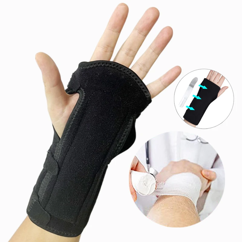 

Wrist Brace Wrist Support Splint Carpal Tunnel Hand Arthritis Wristband Strap Adjustable Breathable With Stays Protector