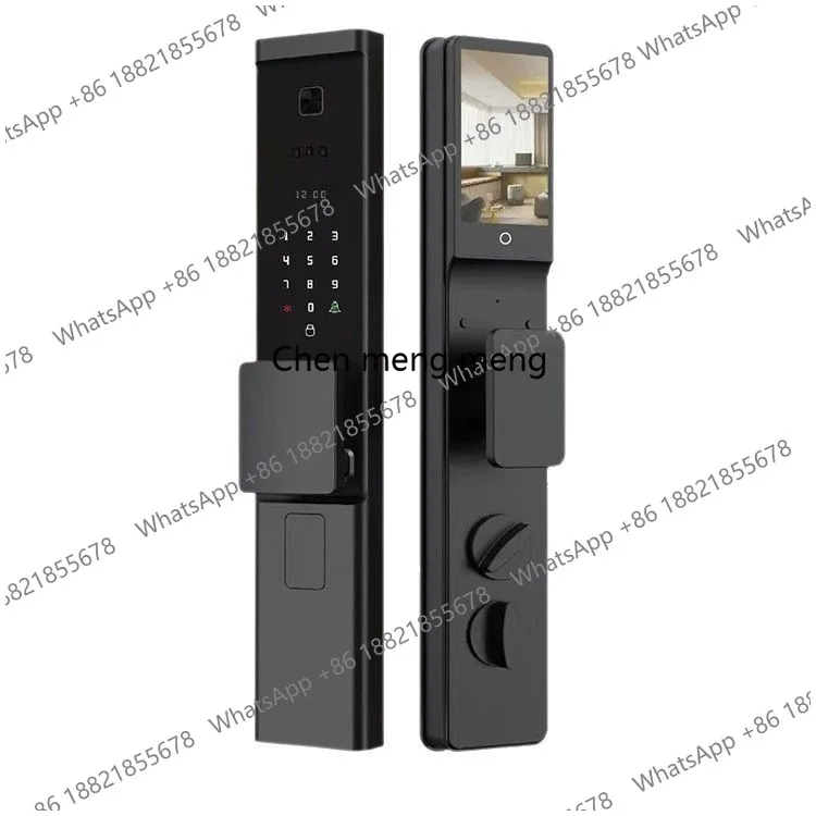 Remote video waterproof facial recognition lock Smart fingerprint lock Automatic anti-theft monitoring Electronic password lock