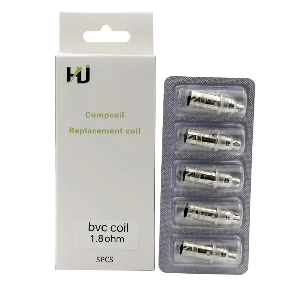 RunVape 노타일 BVC 코일 헤드, 노타일 미니 2 무화기 MTL 젤로스 키트용, 0.7ohm, 1.6ohm, 박스당 5 개