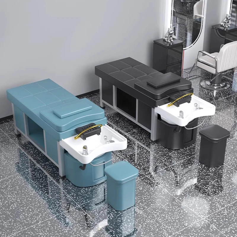 

Thai Style Massage Shampoo Chairs Nordic Luxury Shower Shampoo Bed Ergonomics Hair Salon Salon Furniture Silla Peluqueria FYSC