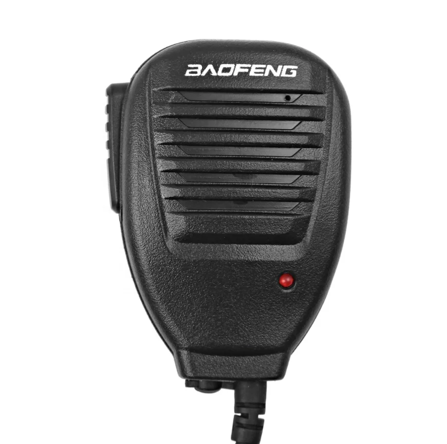 Оригинальный двухдиапазонный микрофон Baofeng для портативного динамика UV-5R UV-82 888S, плечевой микрофон