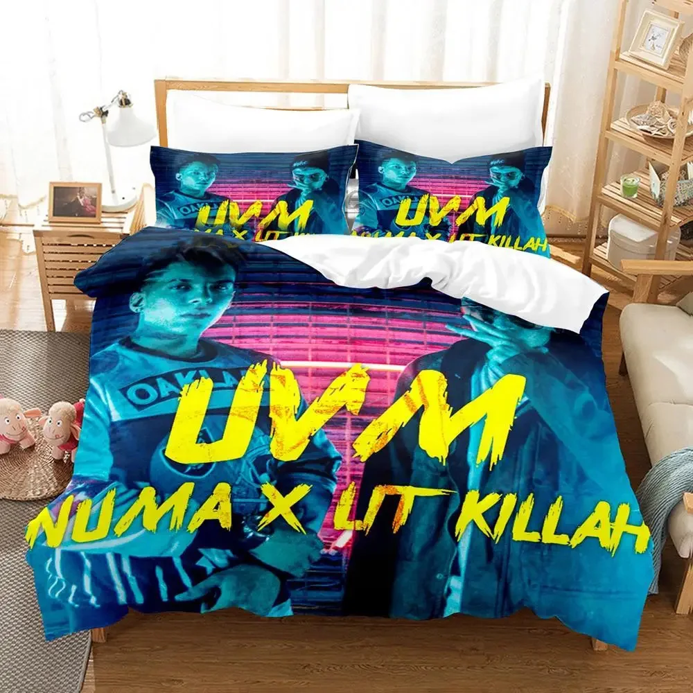 

Hip Hop Lit Killah Single Bedding Set Duvet Cover Bed Set Quilt Cover Pillowcase Comforter king Queen Size Boys Adult Bedding