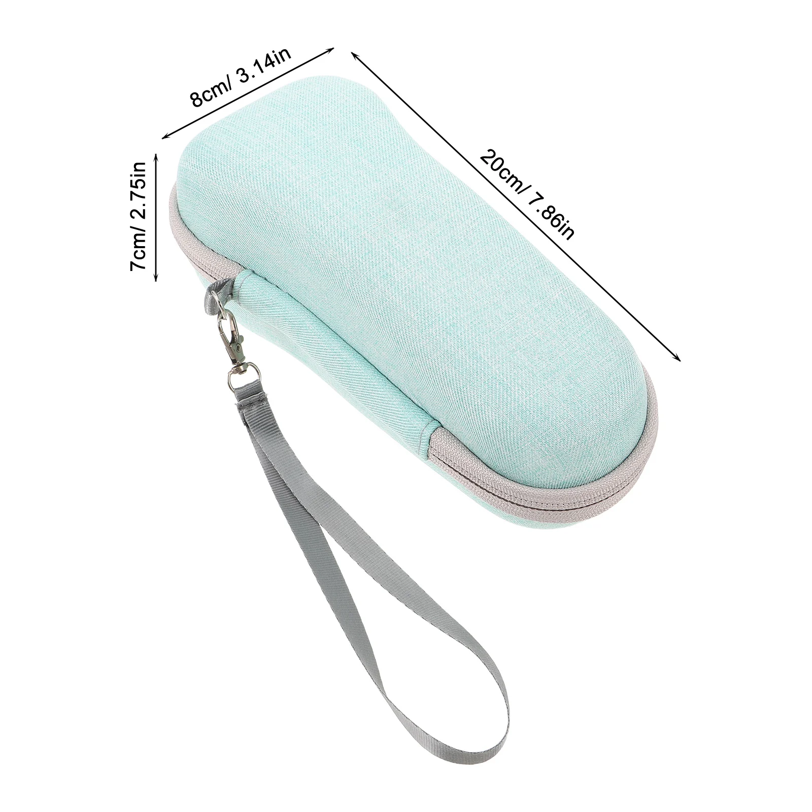 Портативная электробритва, жесткий футляр в ярко-зеленом цвете, органайзер для хранения бритвы против давления, ткань Оксфорд, дорожная бритва, защитная