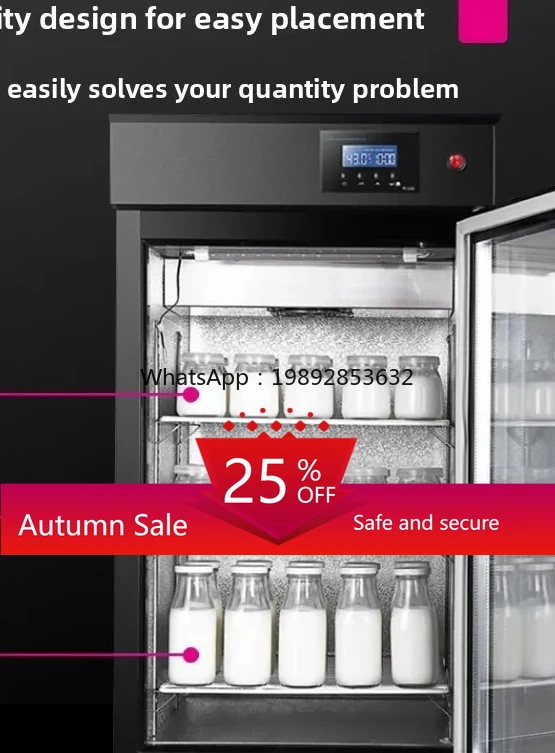

ZZ Yogurt Maker Commercial Fully Automatic Fermentation Box Refrigerated Fermentation Cabinet Yogurt Bar