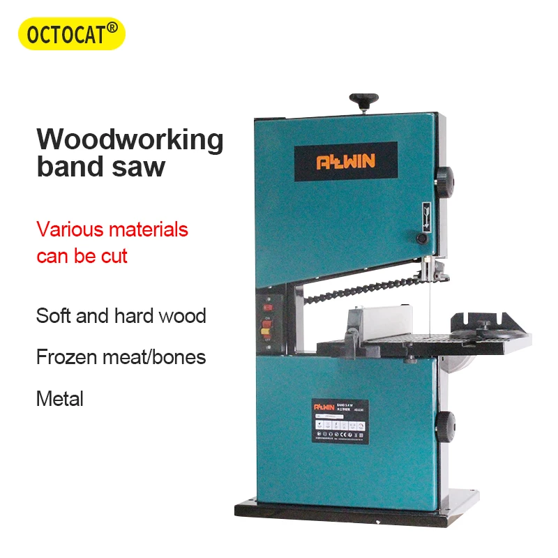 8 Inch Woodworking Band Saw Machine 9 inch Small Multifunctional Sawing Table Woodworking Jig Saw Metalworking Saw Machinery