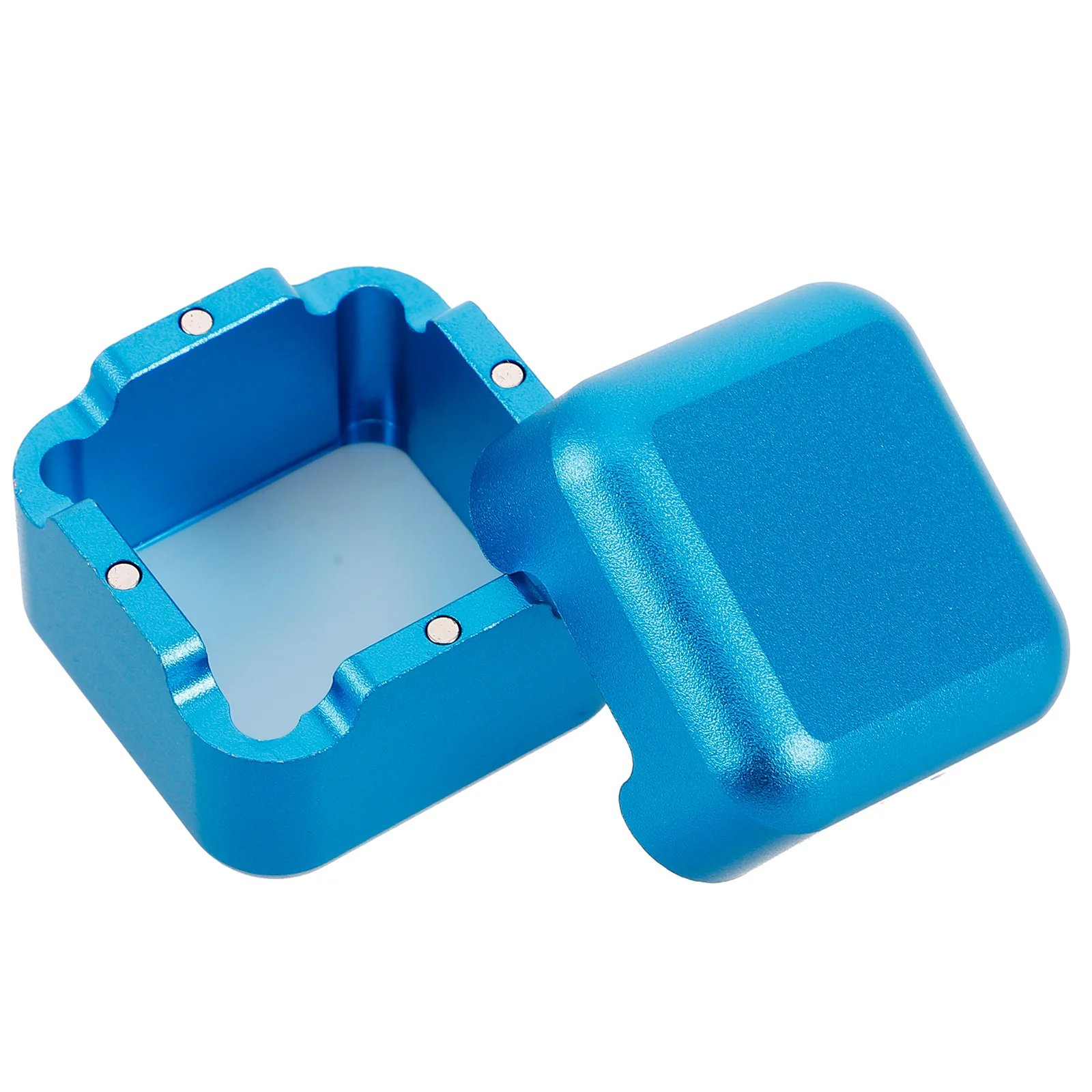 

Aluminum Cue Chalk Holder Durable Lightweight Portable Chalk Case Metal Clip Carrier for Pool Snooker Accessories