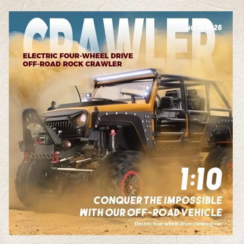 

Weili 104026 Electric Remote Control Car Four-Wheel Drive Off-Road Climbing Toy with Suspension System Scale Model Vehicle